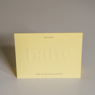 Baby Card No. 23 Upright View