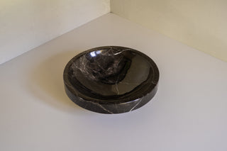 Rosalia Decorative Bowl in Black Marble