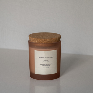 Rose Otto, Palo Santo & Grass Candle with Lid